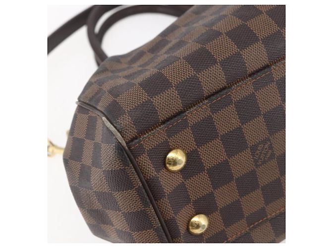 LOUIS VUITTON Borsa a Mano Trevi GM Damier Ebene 2way N51998 LV Auth BA7932 - vista 16