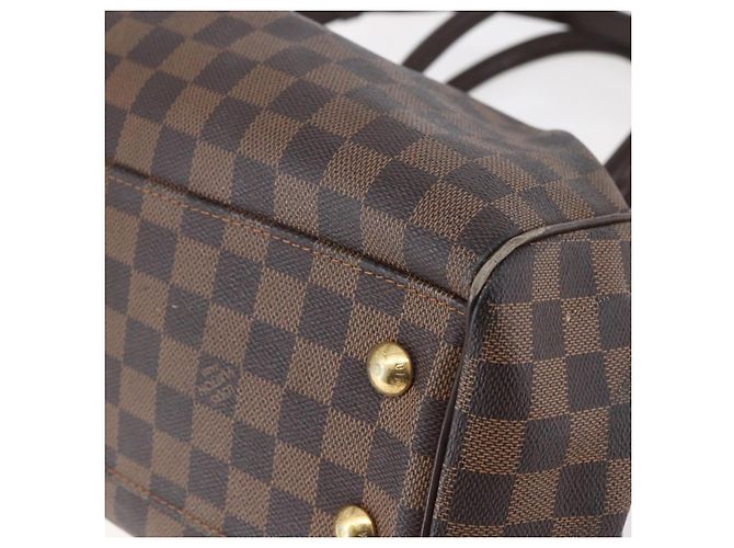 LOUIS VUITTON Borsa a Mano Trevi GM Damier Ebene 2way N51998 LV Auth BA7932 - vista 17