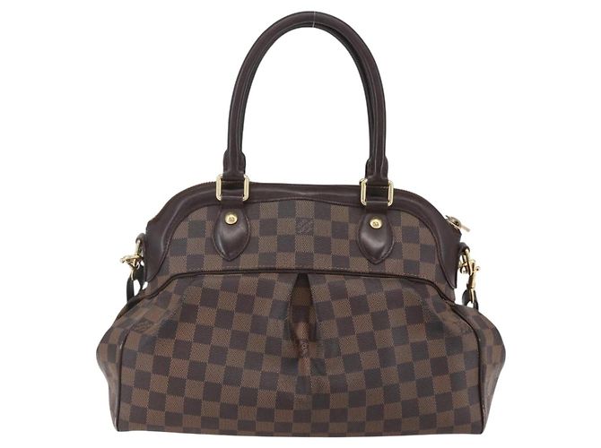 LOUIS VUITTON Borsa a Mano Trevi GM Damier Ebene 2way N51998 LV Auth BA7932 - vista 2