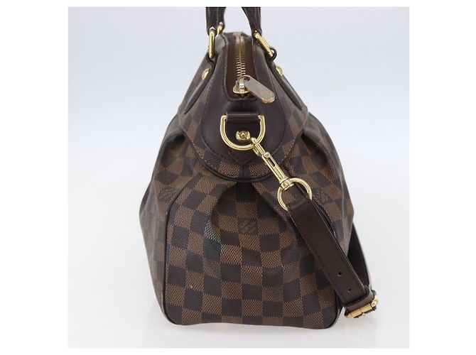 LOUIS VUITTON Borsa a Mano Trevi GM Damier Ebene 2way N51998 LV Auth BA7932 - vista 3