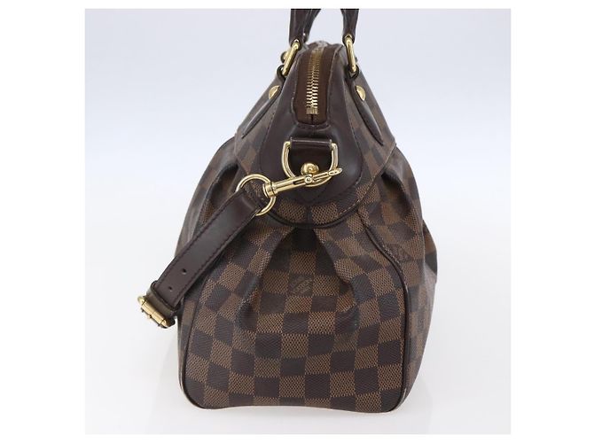 LOUIS VUITTON Borsa a Mano Trevi GM Damier Ebene 2way N51998 LV Auth BA7932 - vista 4