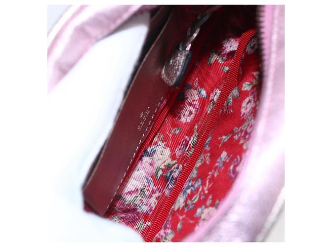 Bolso de Hombro GUCCI de Piel de Cordero Azul Claro Dorado 534951 Auth ka093 - vista 11