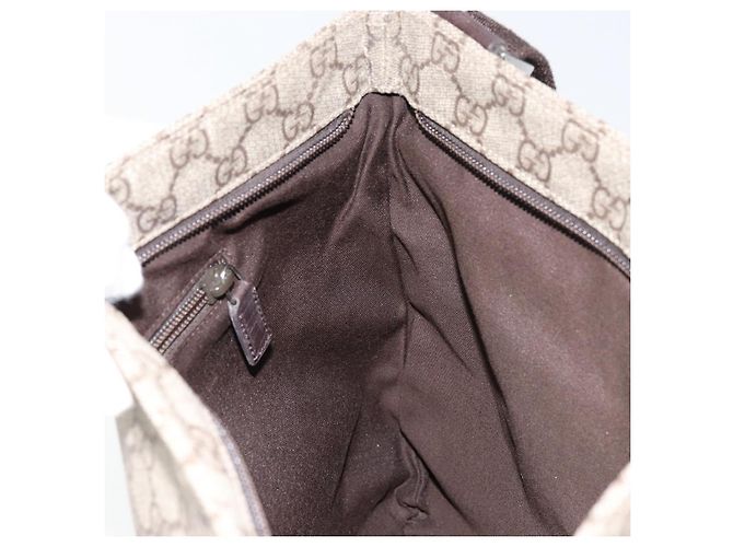 Gucci GG Supreme Schultertasche aus PVC-Leder Beige Silber 141198 Auth bs30937 - Ansicht 20