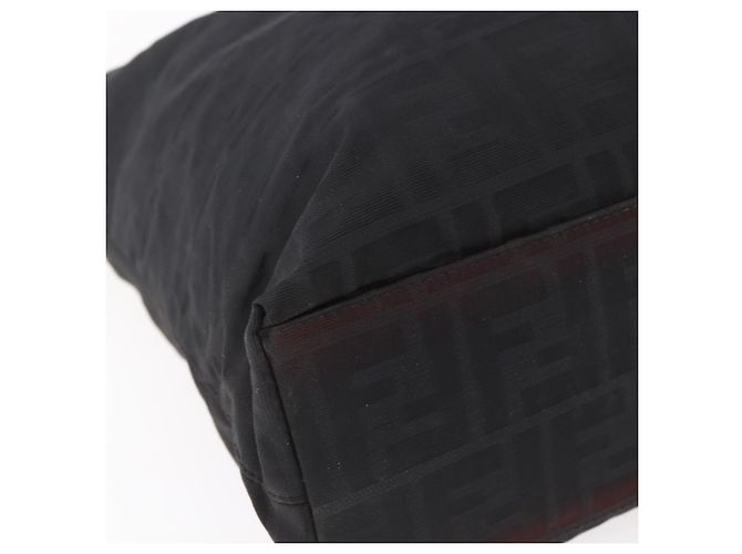 FENDI Zucca Canvas Tote Bag Schwarz Braun Auth bs31006 - Ansicht 15