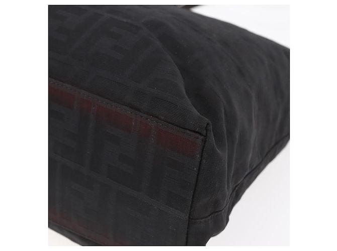 FENDI Zucca Canvas Tote Bag Schwarz Braun Auth bs31006 - Ansicht 16
