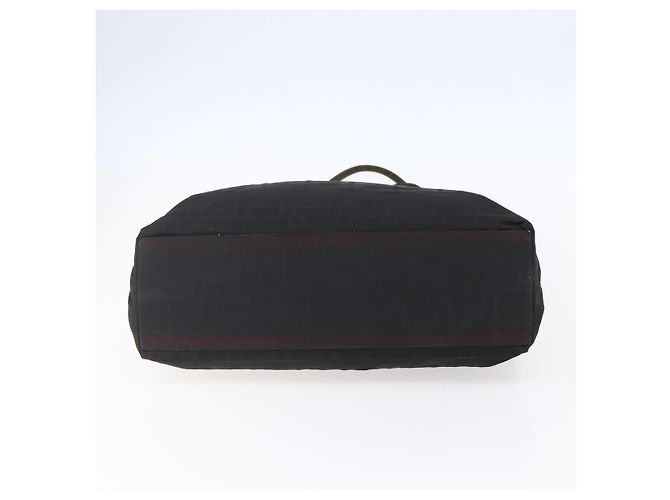 FENDI Zucca Canvas Tote Bag Schwarz Braun Auth bs31006 - Ansicht 5