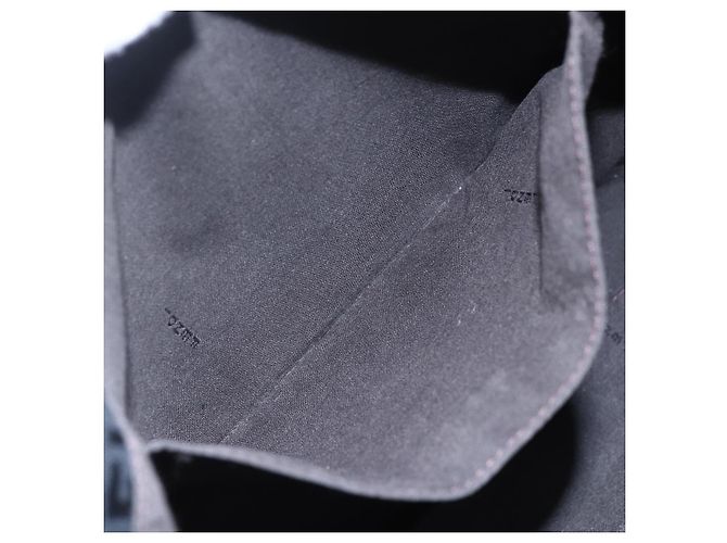 FENDI Zucchino Canvas Schultertasche Schwarz Silber Auth ka081 - Ansicht 19
