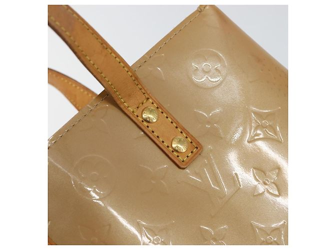 LOUIS VUITTON Borsa a Mano Monogram Vernis Reade PM Noisette M91334 LV Auth BA7642 Nocciola - vista 10