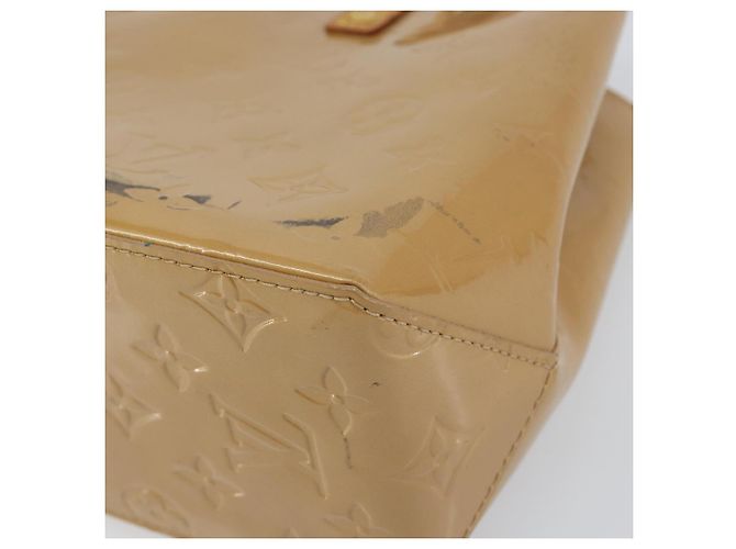 LOUIS VUITTON Borsa a Mano Monogram Vernis Reade PM Noisette M91334 LV Auth BA7642 Nocciola - vista 15