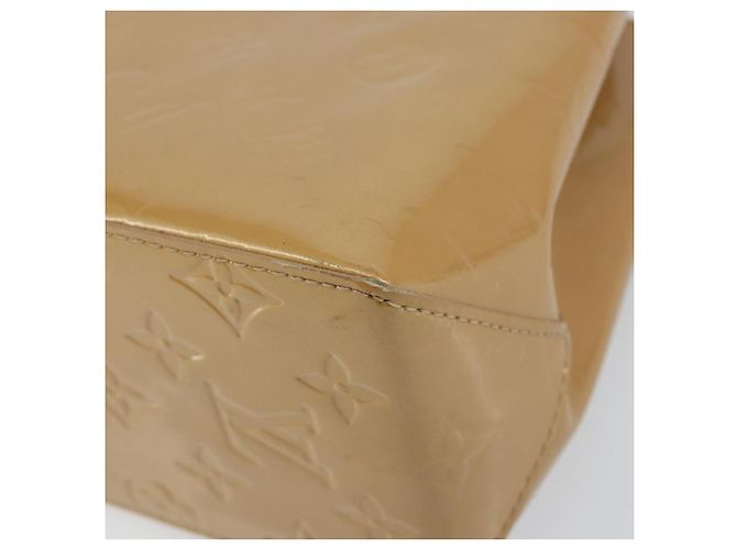 LOUIS VUITTON Borsa a Mano Monogram Vernis Reade PM Noisette M91334 LV Auth BA7642 Nocciola - vista 17