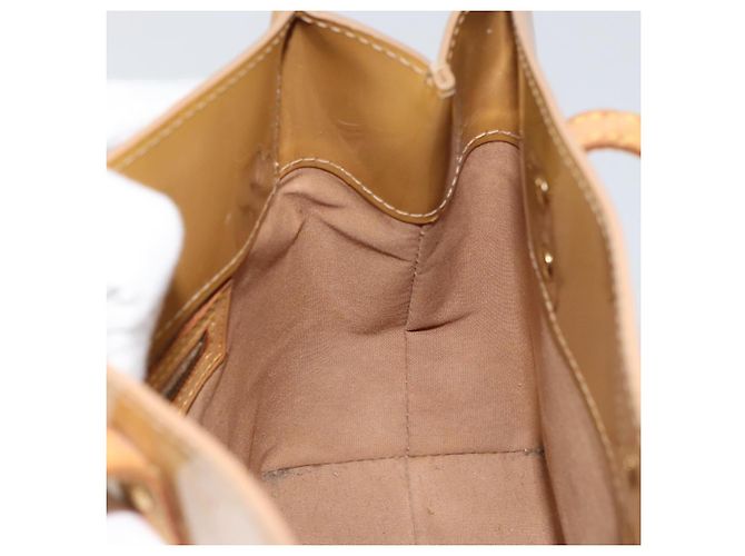 LOUIS VUITTON Borsa a Mano Monogram Vernis Reade PM Noisette M91334 LV Auth BA7642 Nocciola - vista 20