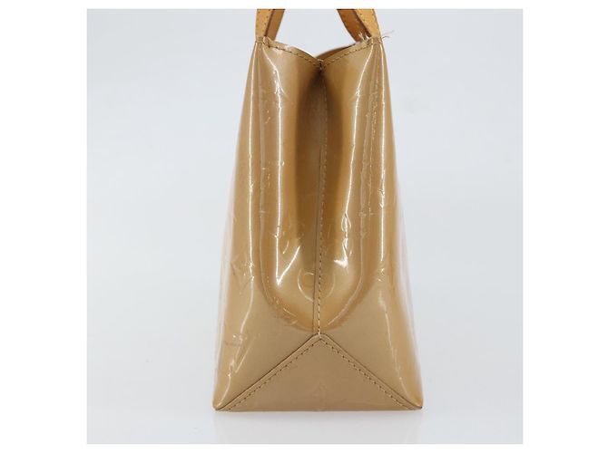 LOUIS VUITTON Borsa a Mano Monogram Vernis Reade PM Noisette M91334 LV Auth BA7642 Nocciola - vista 4