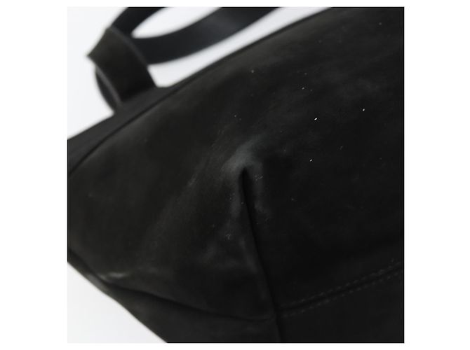Borsa a mano Vala in suede nero e oro Salvatore Ferragamo Auth BA7982 D'oro - vista 16