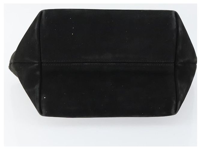 Borsa a mano Vala in suede nero e oro Salvatore Ferragamo Auth BA7982 D'oro - vista 5