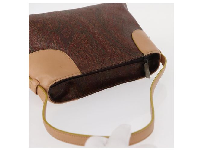 ETRO Paisley Schultertasche aus Canvas Braun Auth am9604 - Ansicht 6