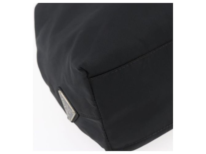 PRADA Borsa a mano in nylon nero Auth bs31162 - vista 14