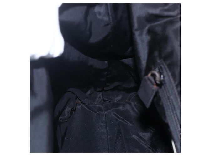 PRADA Borsa a mano in nylon nero Auth bs31162 - vista 22