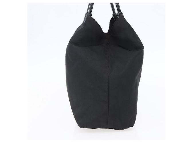 PRADA Borsa a mano in nylon nero Auth bs31162 - vista 4