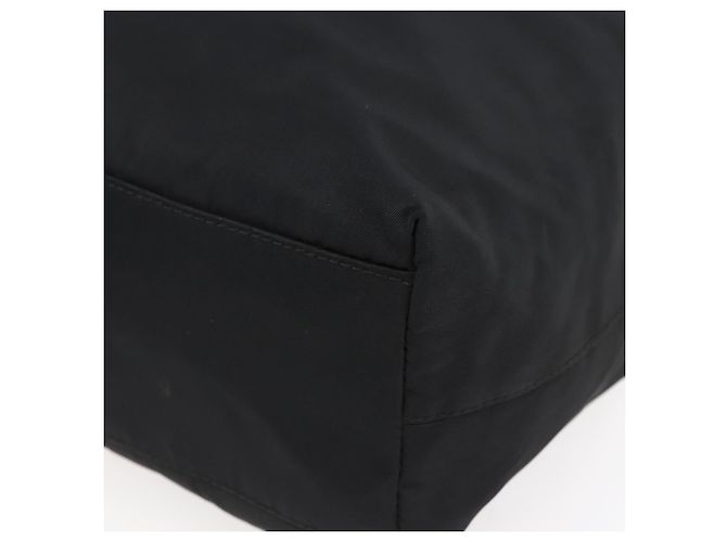 PRADA Borsa a mano in nylon nero Auth bs31162 - vista 9