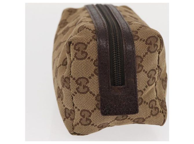 Pochette GG Canvas Gucci 3 pezzi Rosa Oro beige Auth bs30858 D'oro - vista 18