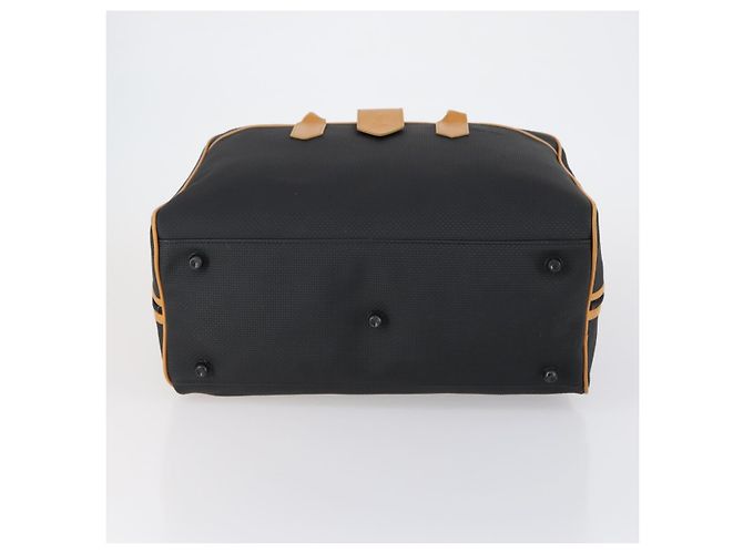 Saint Laurent Borsa Boston Cassandra in PVC nero marrone oro Auth ep11750 D'oro - vista 5