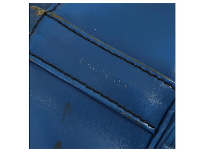 LOUIS VUITTON Borsa a Spalla Epi Randonnee GM Blu M43085 LV Auth 151856 - vista 17