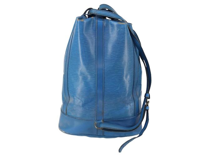 LOUIS VUITTON Borsa a Spalla Epi Randonnee GM Blu M43085 LV Auth 151856 - vista 2