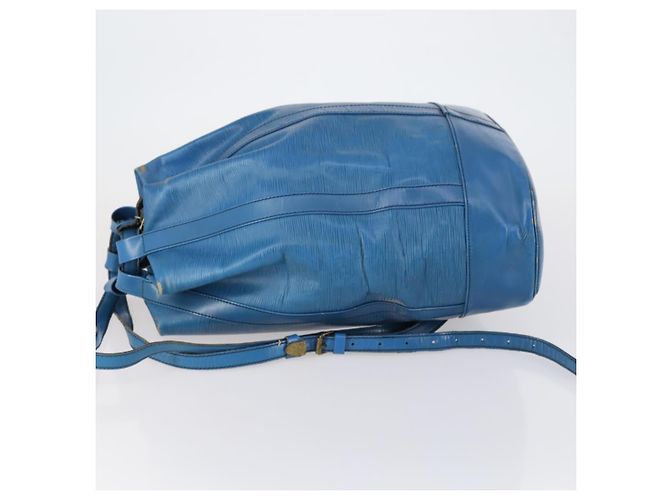 LOUIS VUITTON Borsa a Spalla Epi Randonnee GM Blu M43085 LV Auth 151856 - vista 4