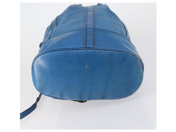 LOUIS VUITTON Borsa a Spalla Epi Randonnee GM Blu M43085 LV Auth 151856 - vista 5