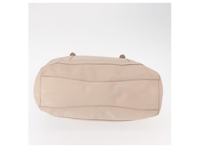 Prada Borsa a Spalla in Pelle Beige Argento Auth ka071 - vista 5
