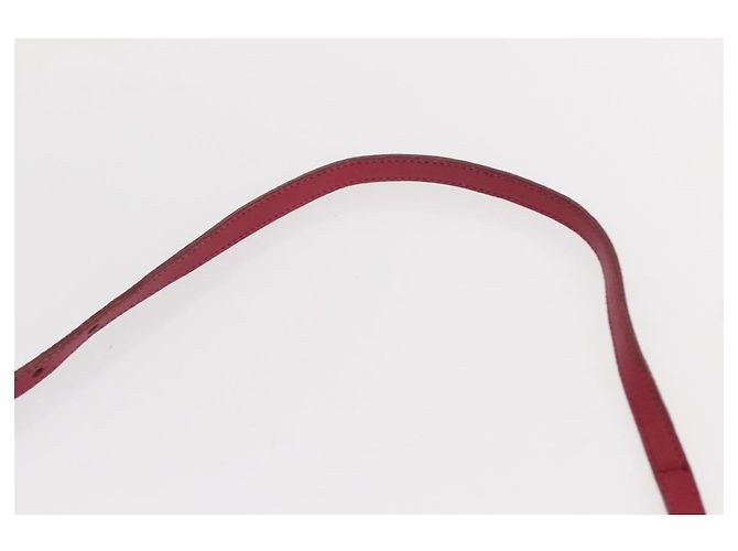 Ribbon Borsa a mano in nylon PRADA con nastro 2 in 1 Rosso Oro Auth 151316 D'oro - vista 14