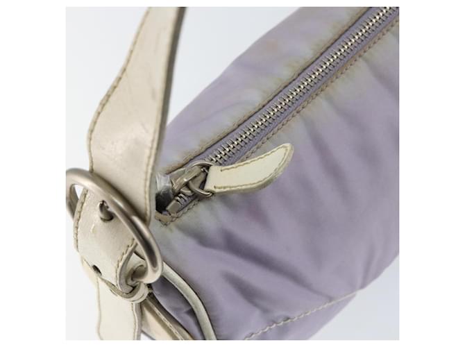 Borsa a Spalla PRADA in Nylon Viola Argento Auth BA7767 Porpora - vista 10