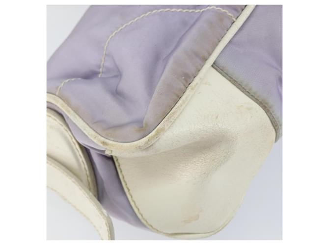 Borsa a Spalla PRADA in Nylon Viola Argento Auth BA7767 Porpora - vista 16