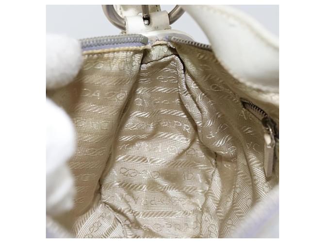 Borsa a Spalla PRADA in Nylon Viola Argento Auth BA7767 Porpora - vista 20