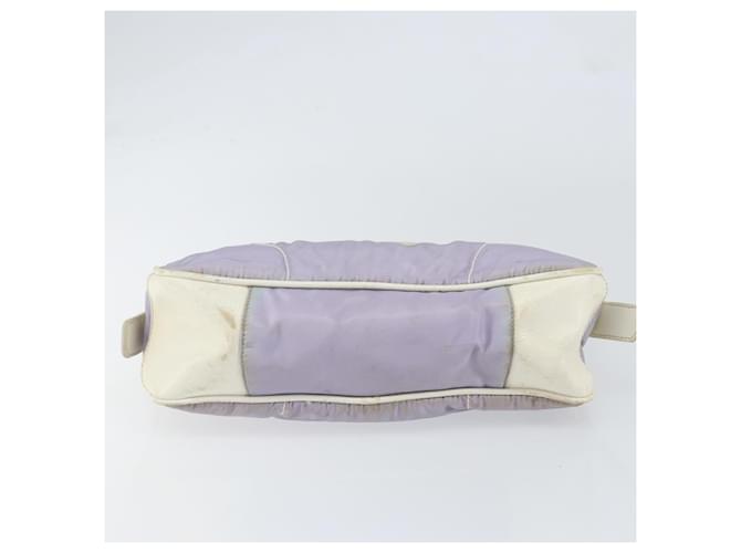 Borsa a Spalla PRADA in Nylon Viola Argento Auth BA7767 Porpora - vista 5