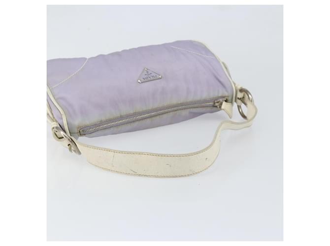 Borsa a Spalla PRADA in Nylon Viola Argento Auth BA7767 Porpora - vista 7
