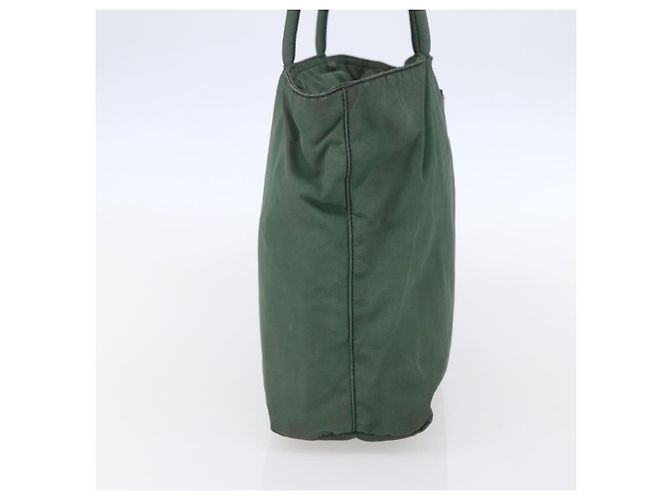 PRADA Tote Bag aus Nylon Khaki Silber authentisch bs31174 - Ansicht 3