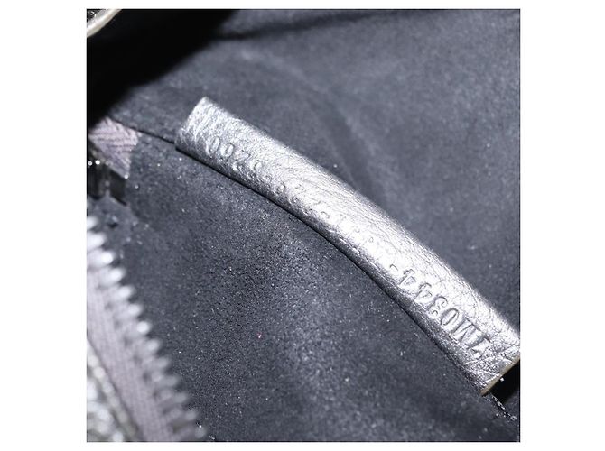 FENDI Schultertasche aus Leder Silber Authentisch bs30741 - Ansicht 11