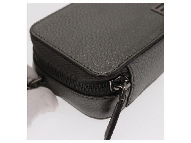 FENDI Schultertasche aus Leder Silber Authentisch bs30741 - Ansicht 14