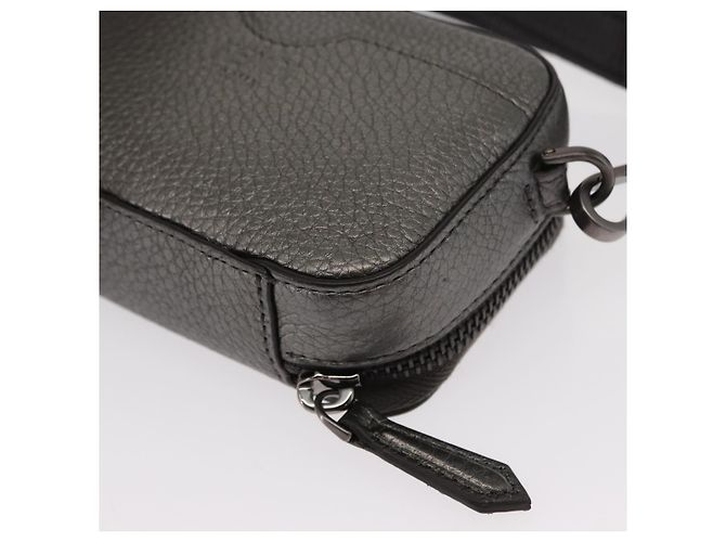 FENDI Schultertasche aus Leder Silber Authentisch bs30741 - Ansicht 17