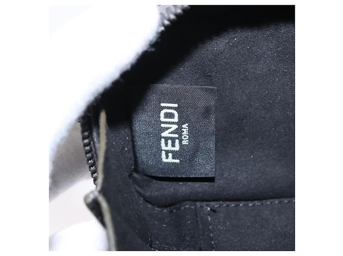 FENDI Schultertasche aus Leder Silber Authentisch bs30741 - Ansicht 20