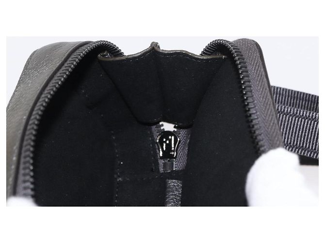 FENDI Schultertasche aus Leder Silber Authentisch bs30741 - Ansicht 21