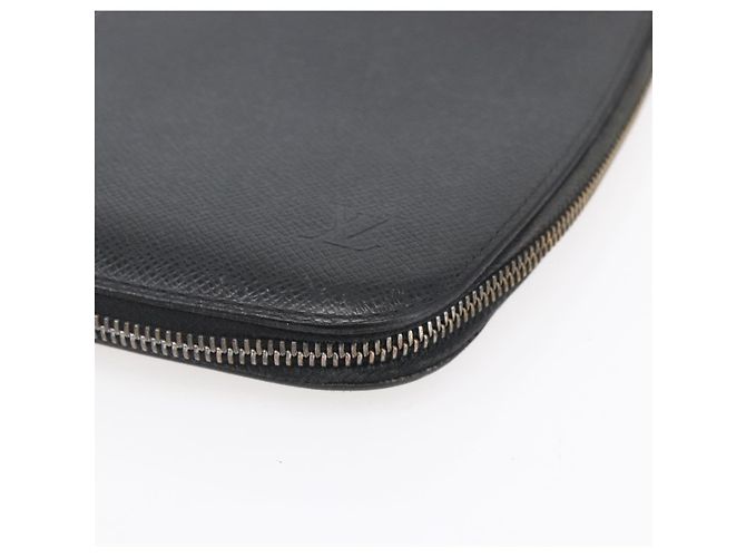 Louis Vuitton Organizer Atholl Custodia da Viaggio Nera M63042 LV Auth bs31096 Nero - vista 14