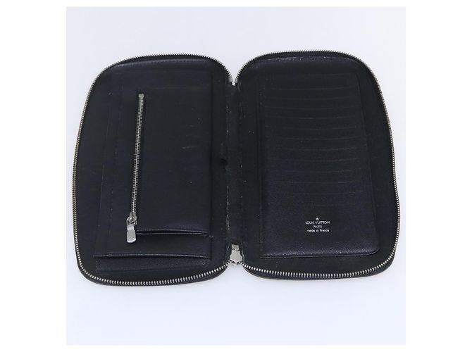 Louis Vuitton Organizer Atholl Custodia da Viaggio Nera M63042 LV Auth bs31096 Nero - vista 9