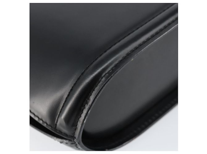 BALLY Borsa a mano in pelle nera e oro Auth gh1264 Nero D'oro - vista 15