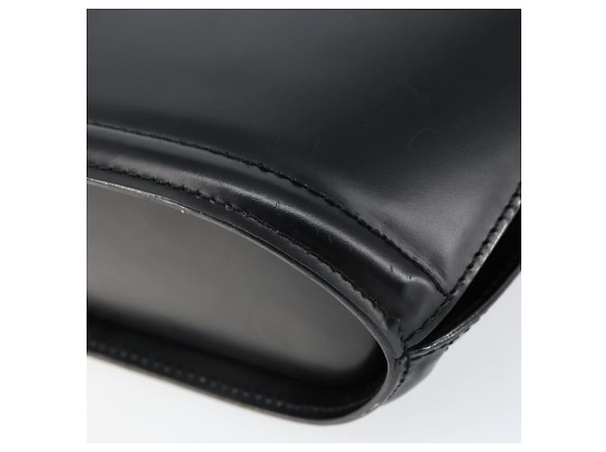 BALLY Borsa a mano in pelle nera e oro Auth gh1264 Nero D'oro - vista 16