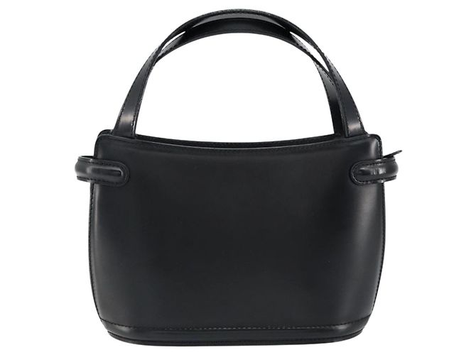 BALLY Borsa a mano in pelle nera e oro Auth gh1264 Nero D'oro - vista 2