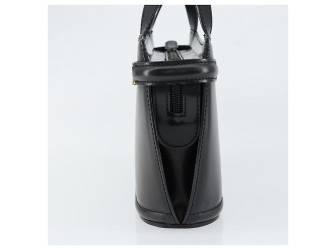 BALLY Borsa a mano in pelle nera e oro Auth gh1264 Nero D'oro - vista 4