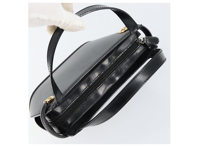 BALLY Borsa a mano in pelle nera e oro Auth gh1264 Nero D'oro - vista 6