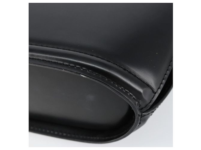 BALLY Borsa a mano in pelle nera e oro Auth gh1264 Nero D'oro - vista 8
